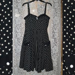 Pin-up Polka Dot Retro style Circle Dress